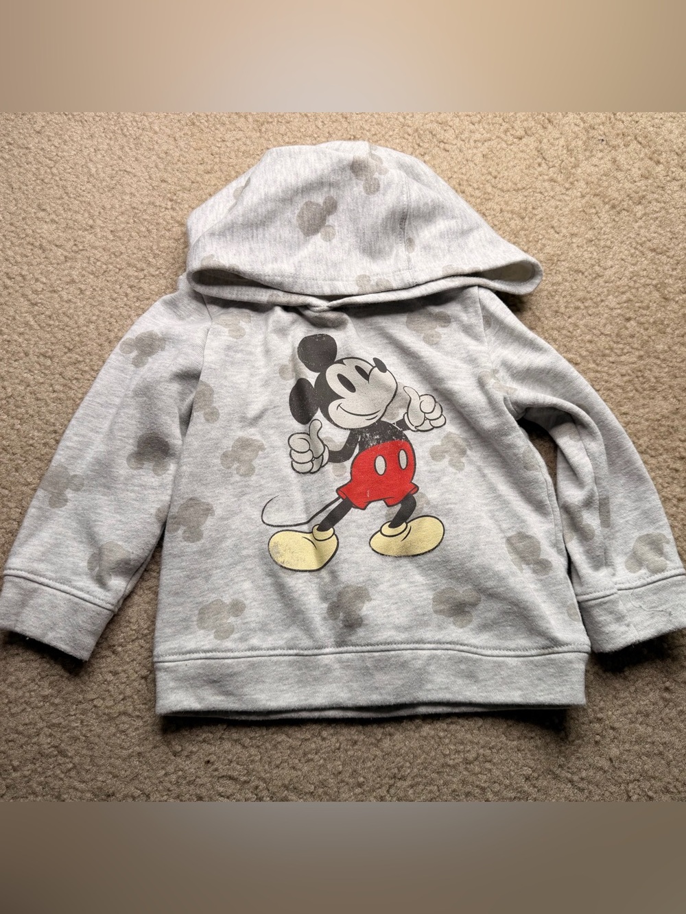 Disney Mickey Mouse Toddler Unisex Hoodie 2T